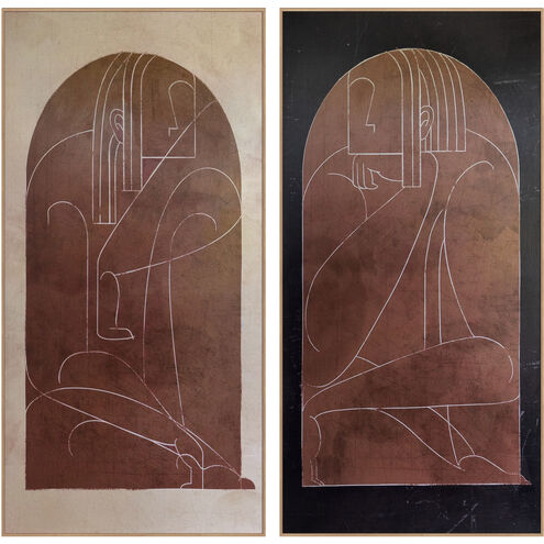 Two Stories Natural Luxe Art, Set Of 2